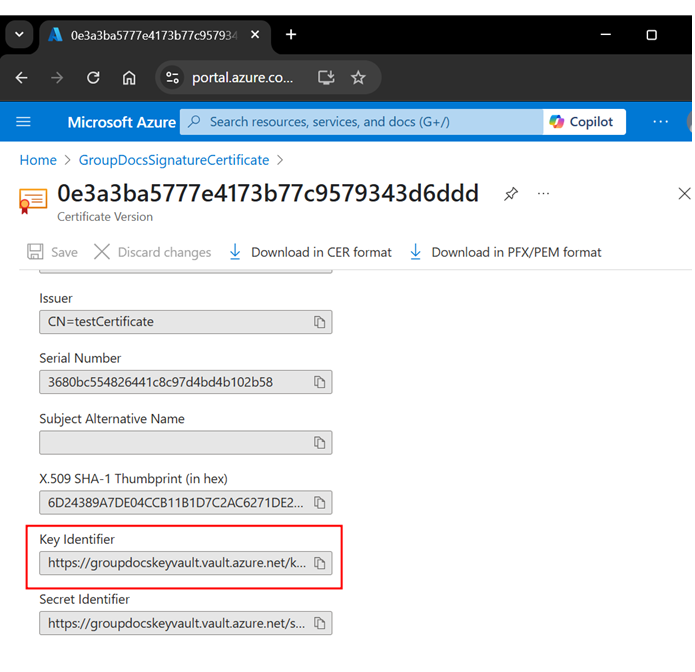 مثال على التحقق من توقيع PDF في تطبيق .NET يظهر نتائج التحقق