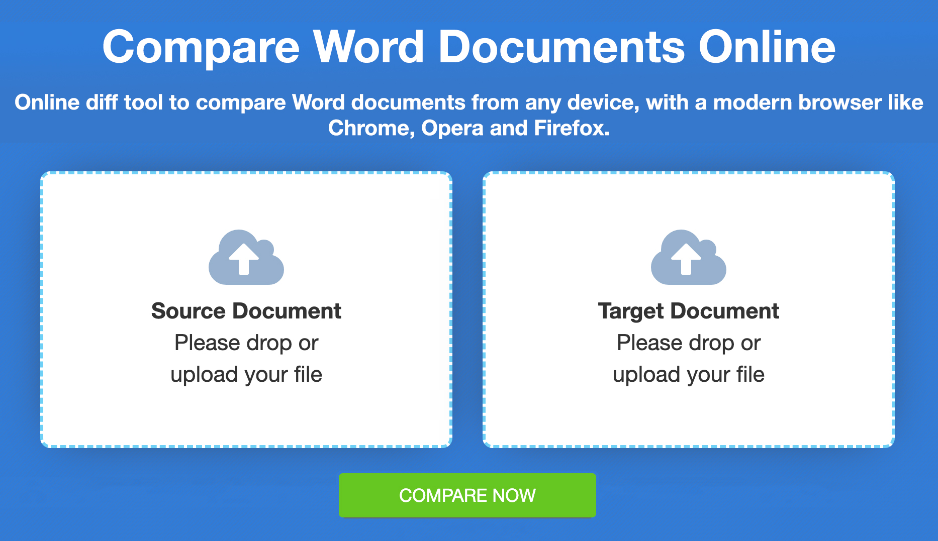 Compare Word Files - Online Free Comparison