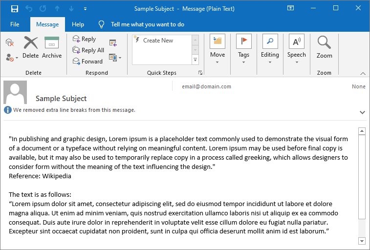 EML file to be converted to PDF