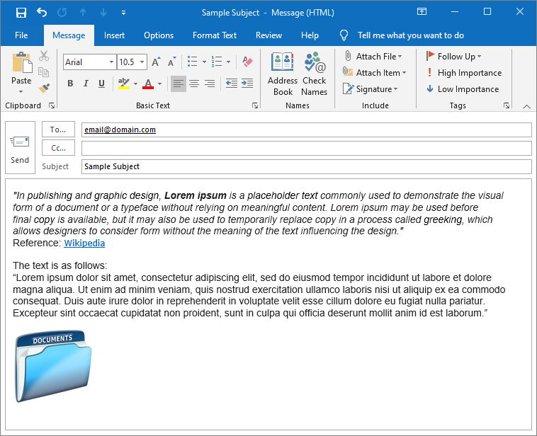 MSG file to be converted to PDF