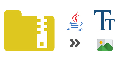 Extrahieren Sie Daten aus ZIP-Dateien in Java