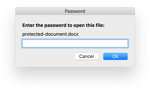 Ingrese la contraseña para abrir el documento de Word protegido