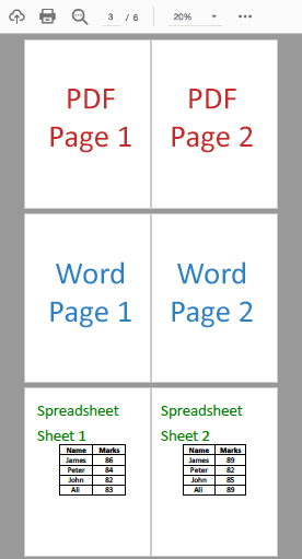 ادغام انواع فایل های مختلف در یک PDF C#