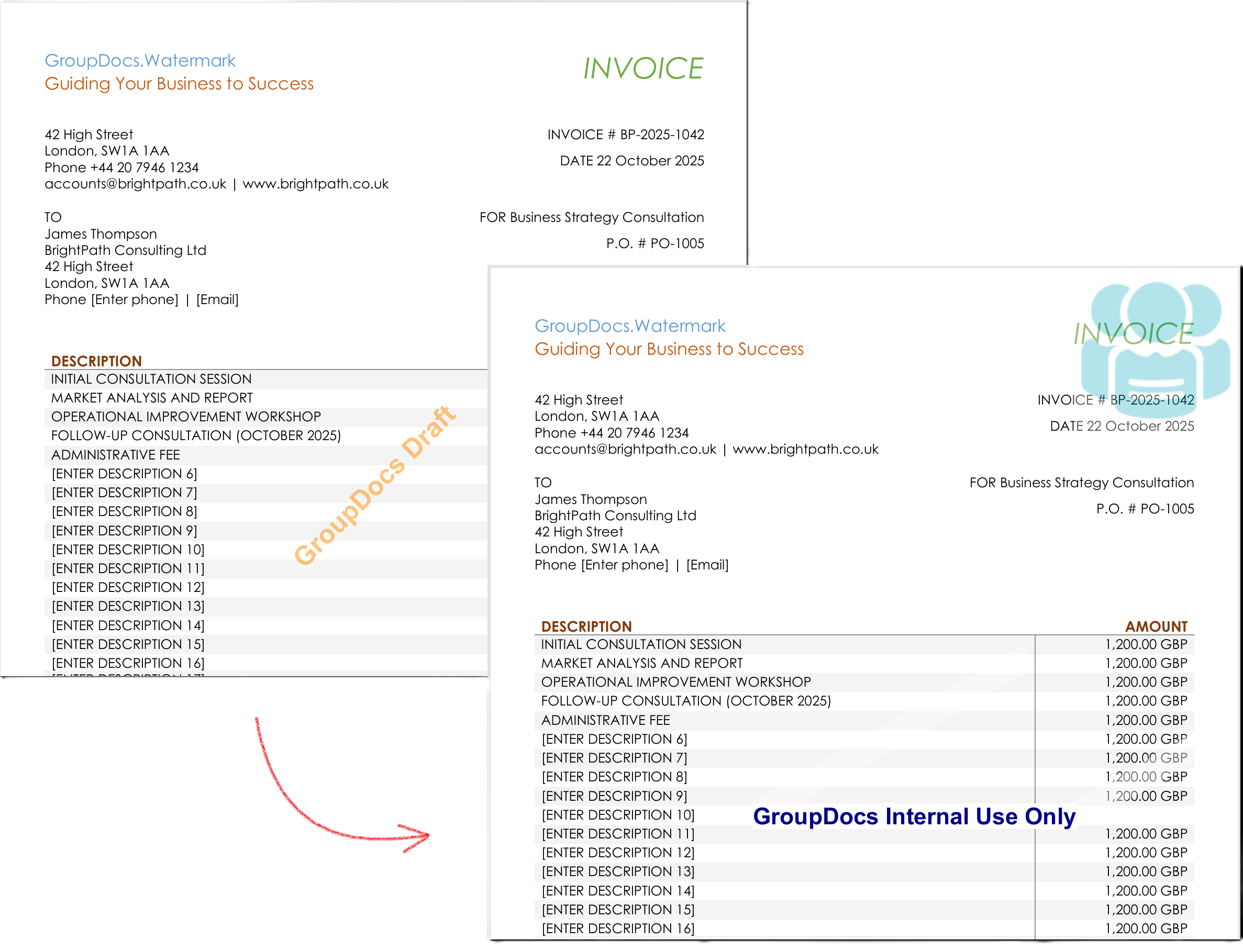 جایگزینی متن — آب‌رنگ قدیمی با متن، قلم و رنگ جدید به‌روزرسانی می‌شود