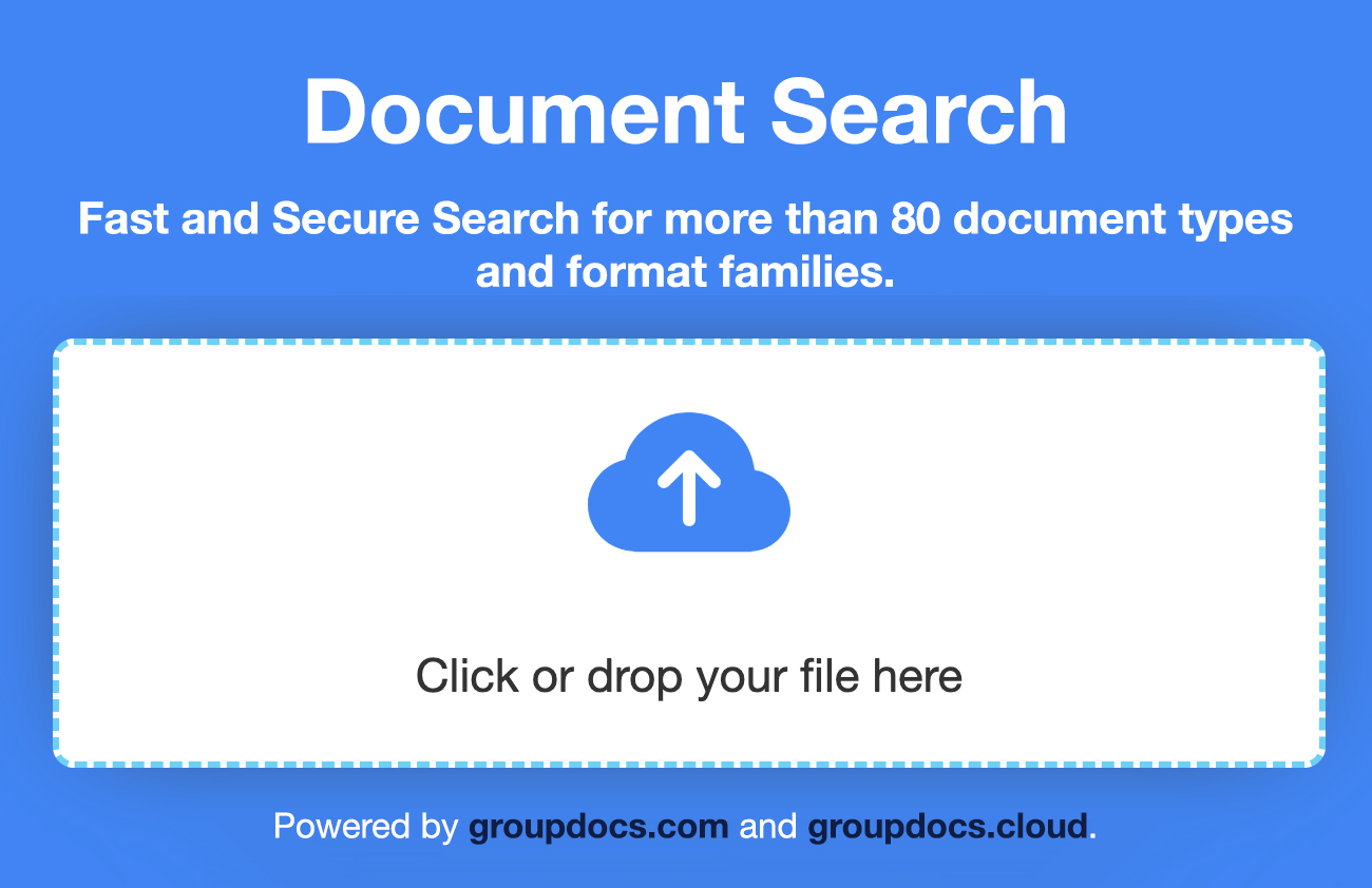 Application de recherche de texte en ligne
