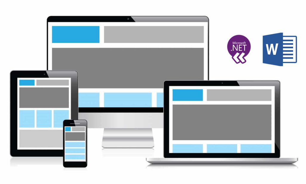 פריסת HTML רספונסיבית של Word באמצעות C# .NET API