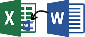 Sisipkan File Word di Excel Spreadsheet