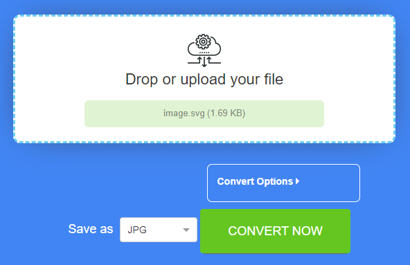 Converti immagine SVG in JPG - Online gratuito