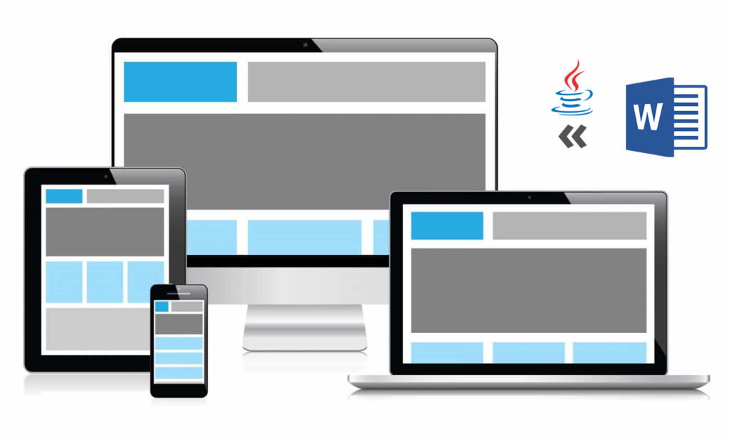 Layout da Word a HTML reattivo utilizzando Java