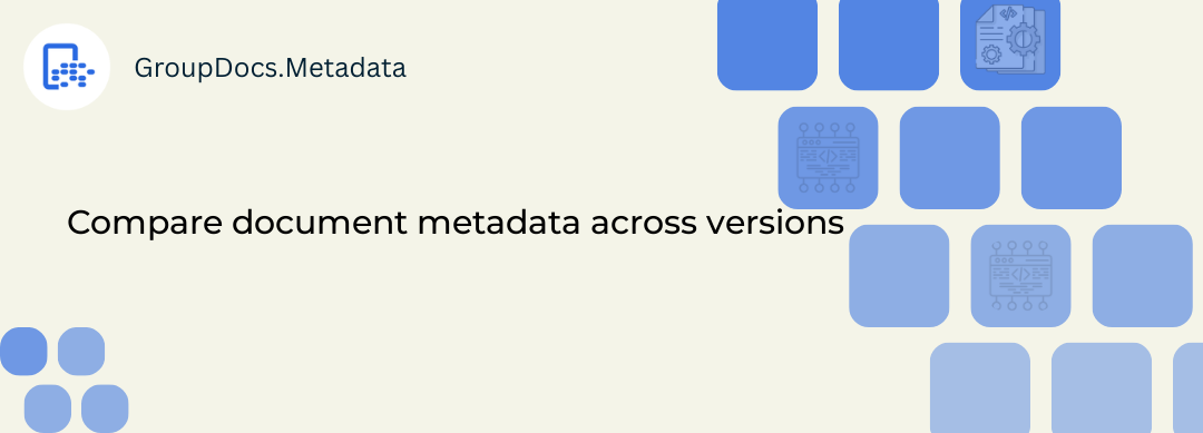 GroupDocs.Metadata metadata diff implementation in .NET