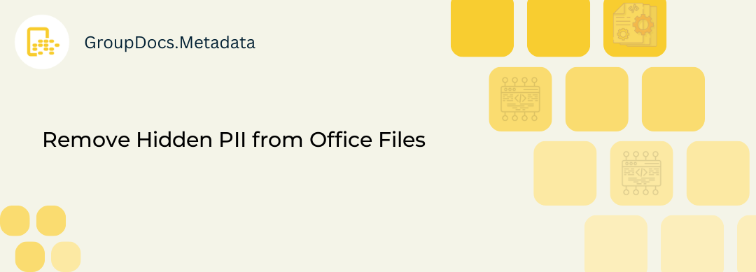 Removing PII from Office document metadata with GroupDocs.Metadata in Python