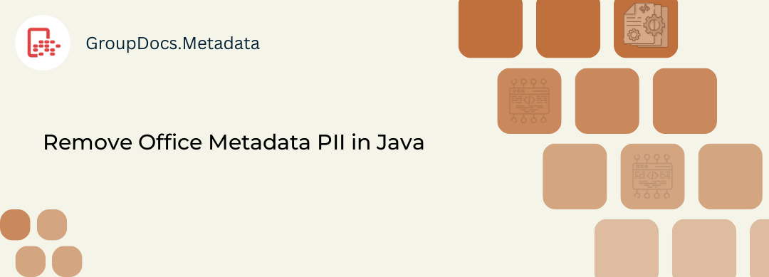Désinfection des métadonnées de documents Office dans un flux de travail de conformité Java