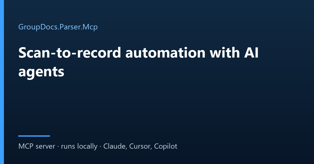 Read barcodes from scanned documents with an AI agent using GroupDocs.Parser.Mcp