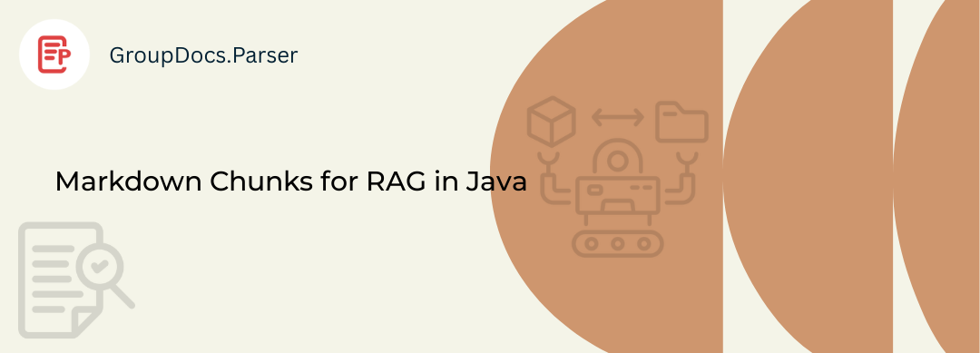 Insurance claim files turned into Markdown chunks for RAG with GroupDocs.Parser for Java