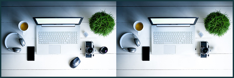 Identyczne zdjęcia dla porównania