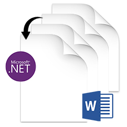 Reorganizar páginas do Word usando C# .NET