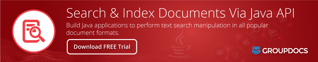 Java API for Searching within Files and Folders