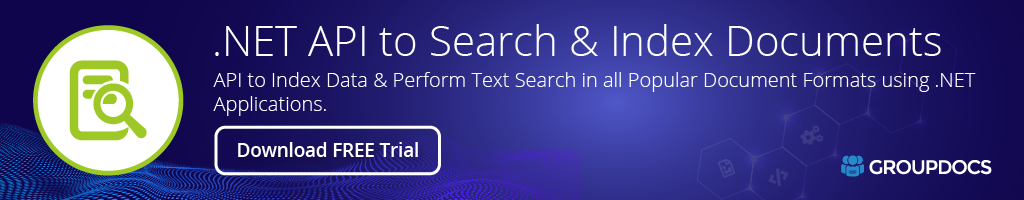 .NET API สำหรับการค้นหาภายในไฟล์และโฟลเดอร์
