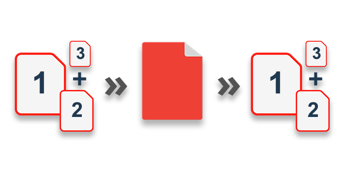 Java'da PDF, Word, Excel belgelerini Bölün veya Birleştirin