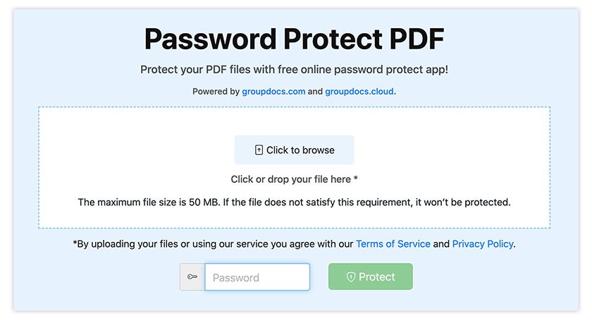 Çevrimiçi PDF Dosyalarını Parolayla Koruyun