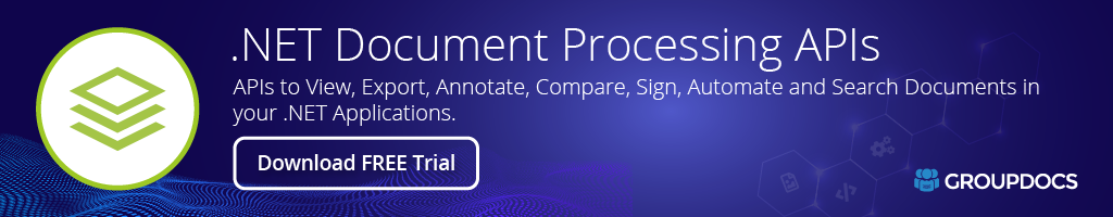 .NET API for Document Automation