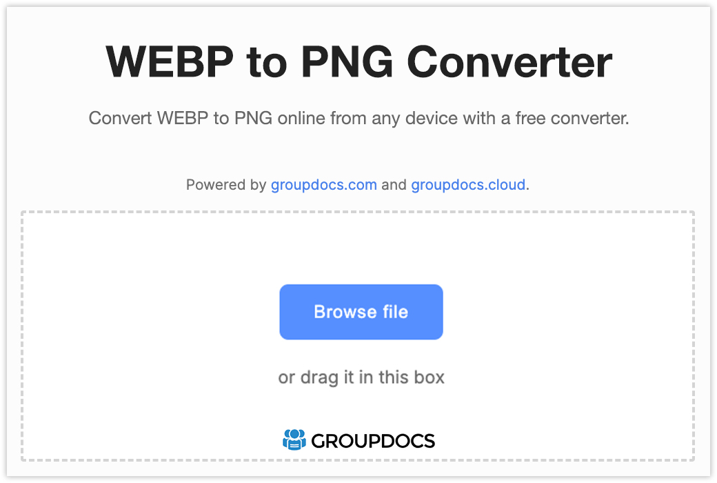 Chuyển đổi hình ảnh WebP sang PNG - Miễn phí trực tuyến