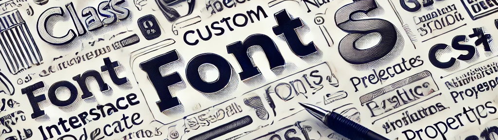 Using custom fonts for watermarks