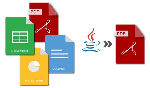 用 Java 将 PDF Word Excel 演示文稿合并为一个 PDF